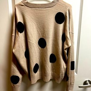 Polka Dotted Tahari Sweater